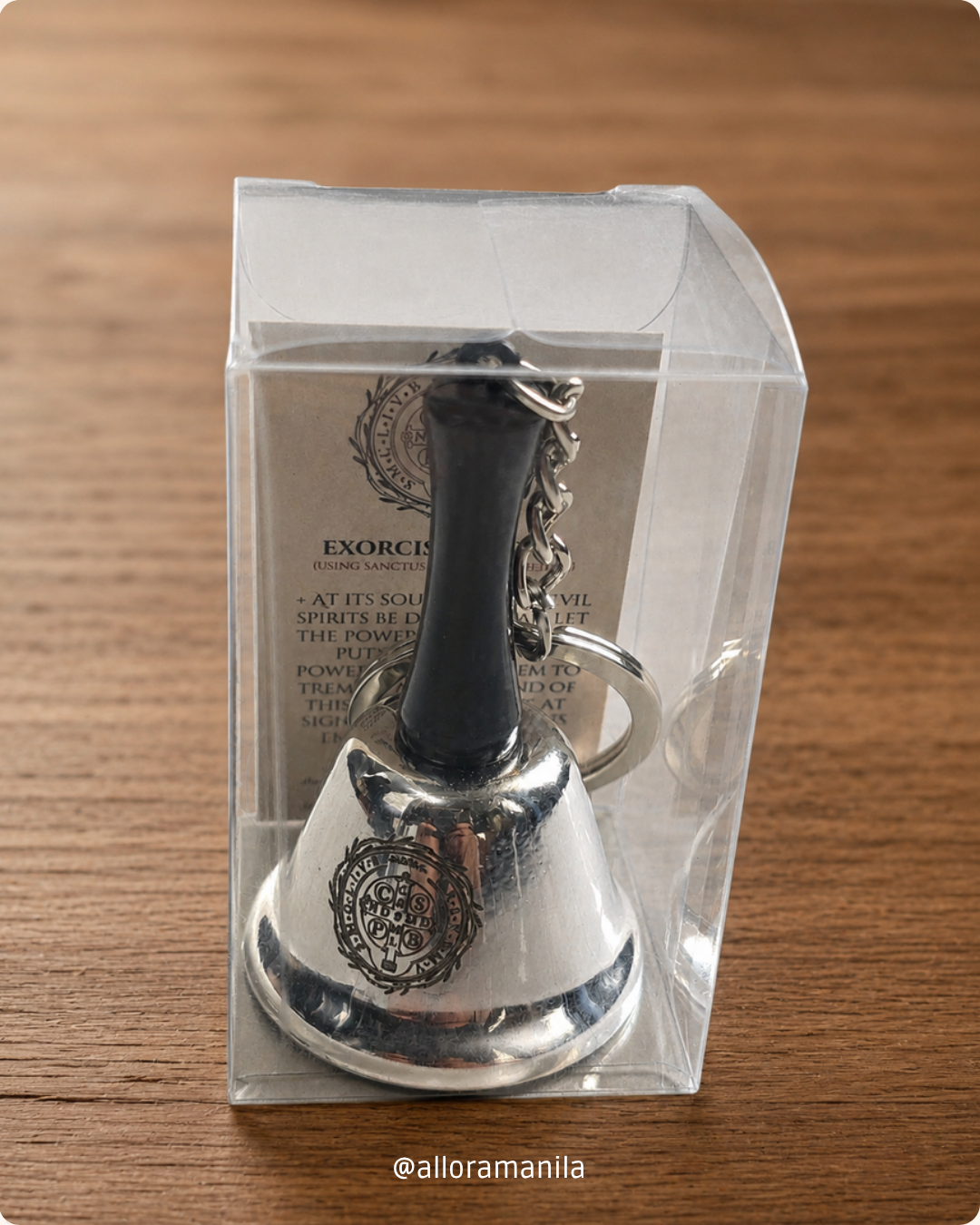 St Benedict keychain bell
