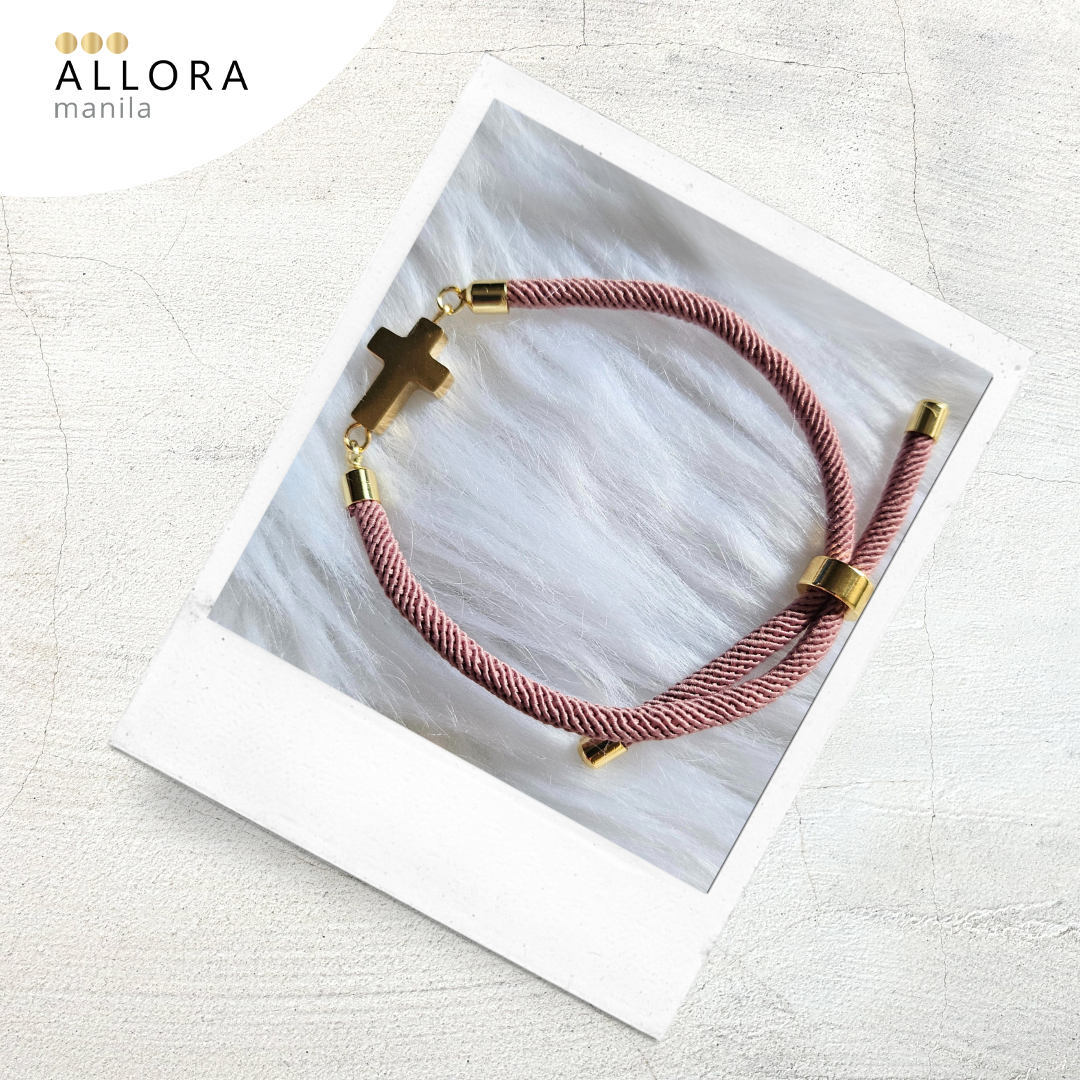 new Nylon Bracelet / gold