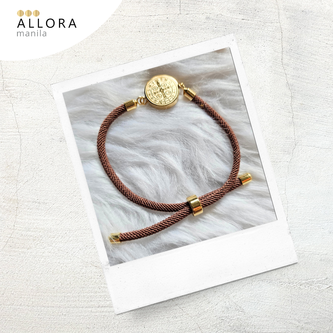 new Nylon Bracelet / gold