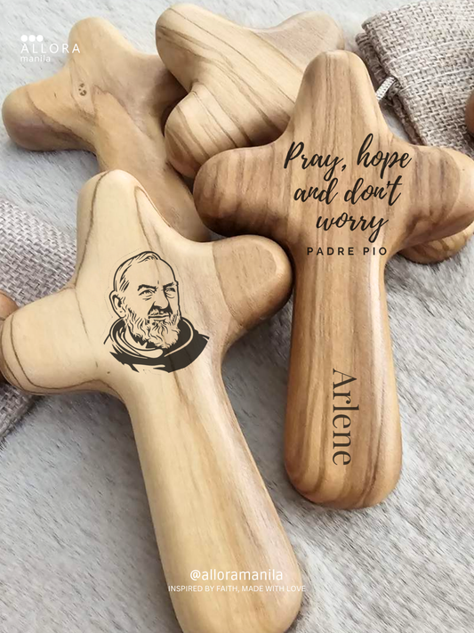 Olive Holding Cross