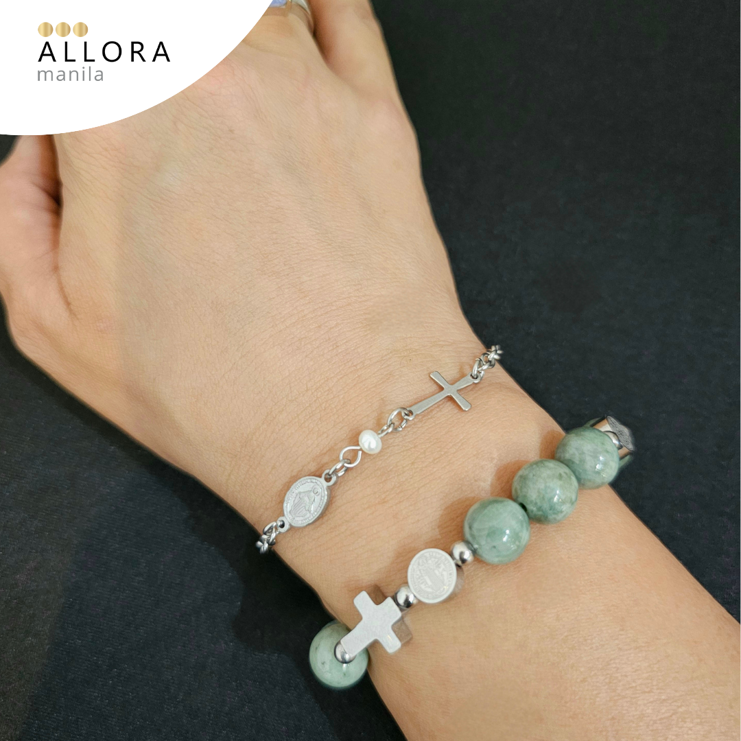 Burmese Jade Rosary Bracelet