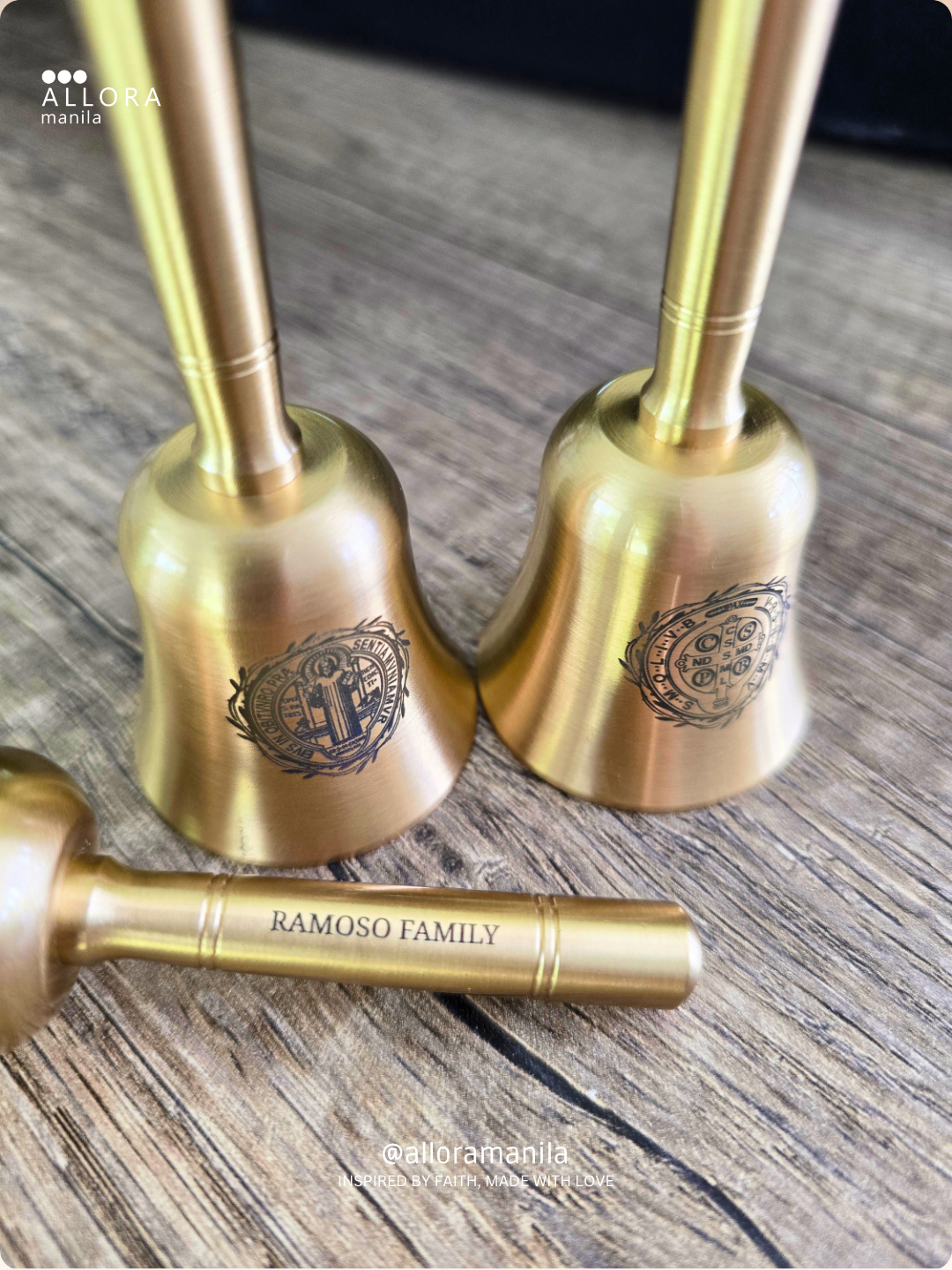 Brass St Benedict Bell