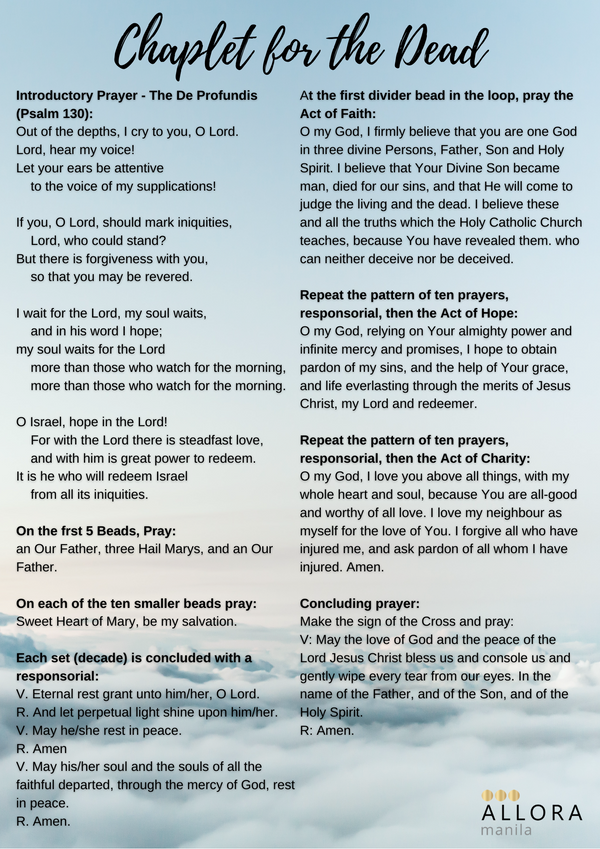 Chaplet For The Dead Allora Manila