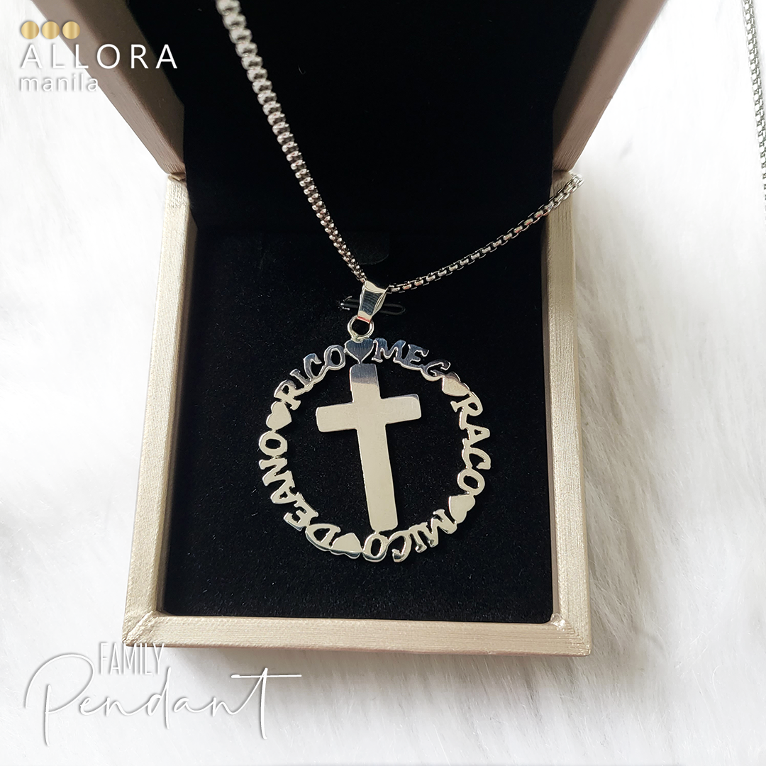 Family Cross Necklace